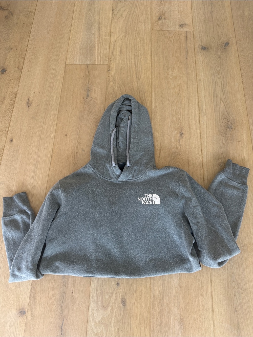 The North Face Men's Gray Crewneck Hoodie Sweatshirt